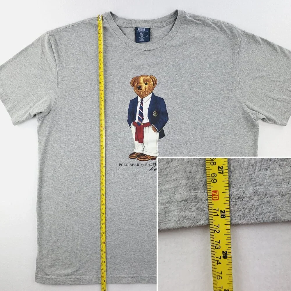 Polo Bear By Ralph Lauren Vintage T-Shirt Prep Men's Large